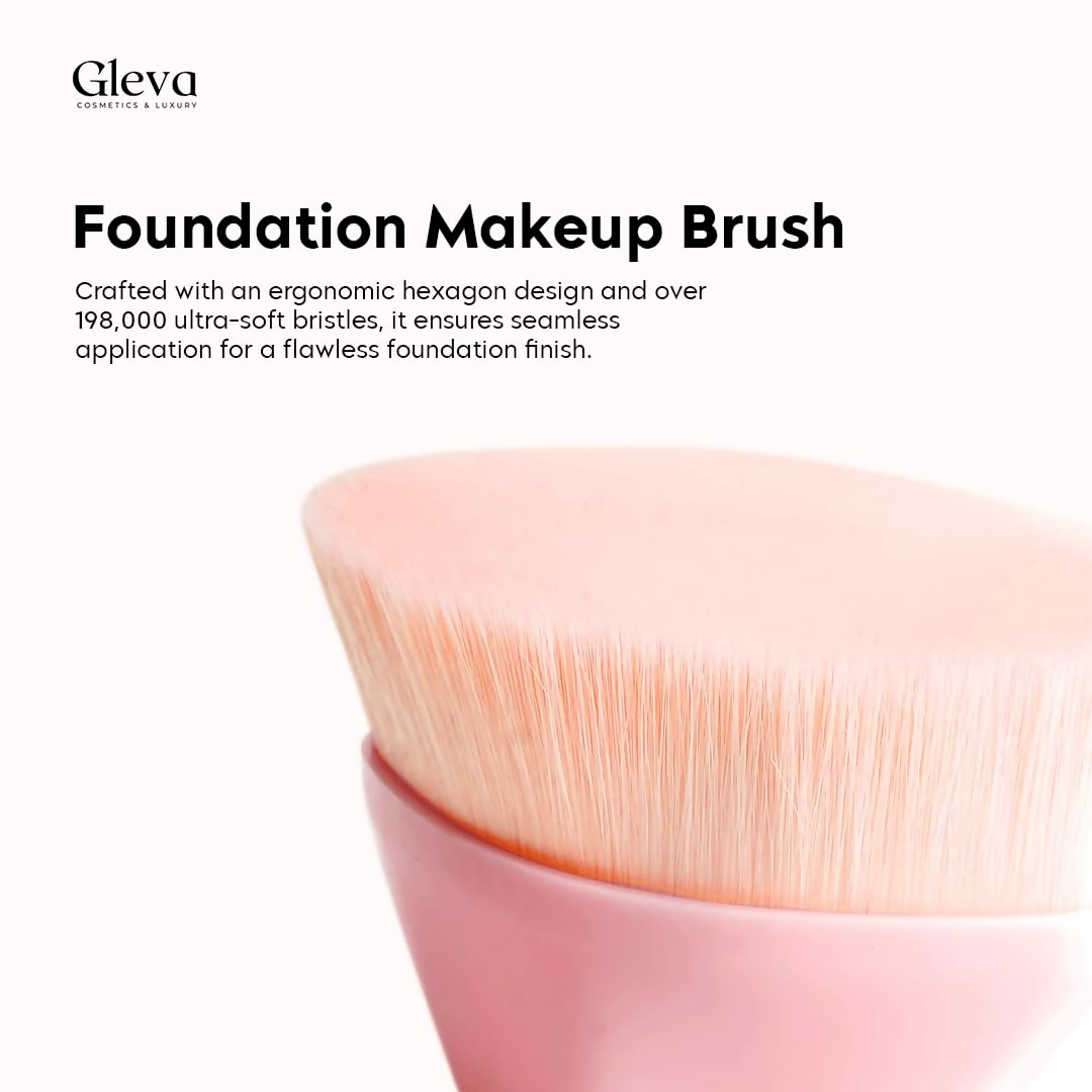 Gleva Foundation Makeup Brush Pink