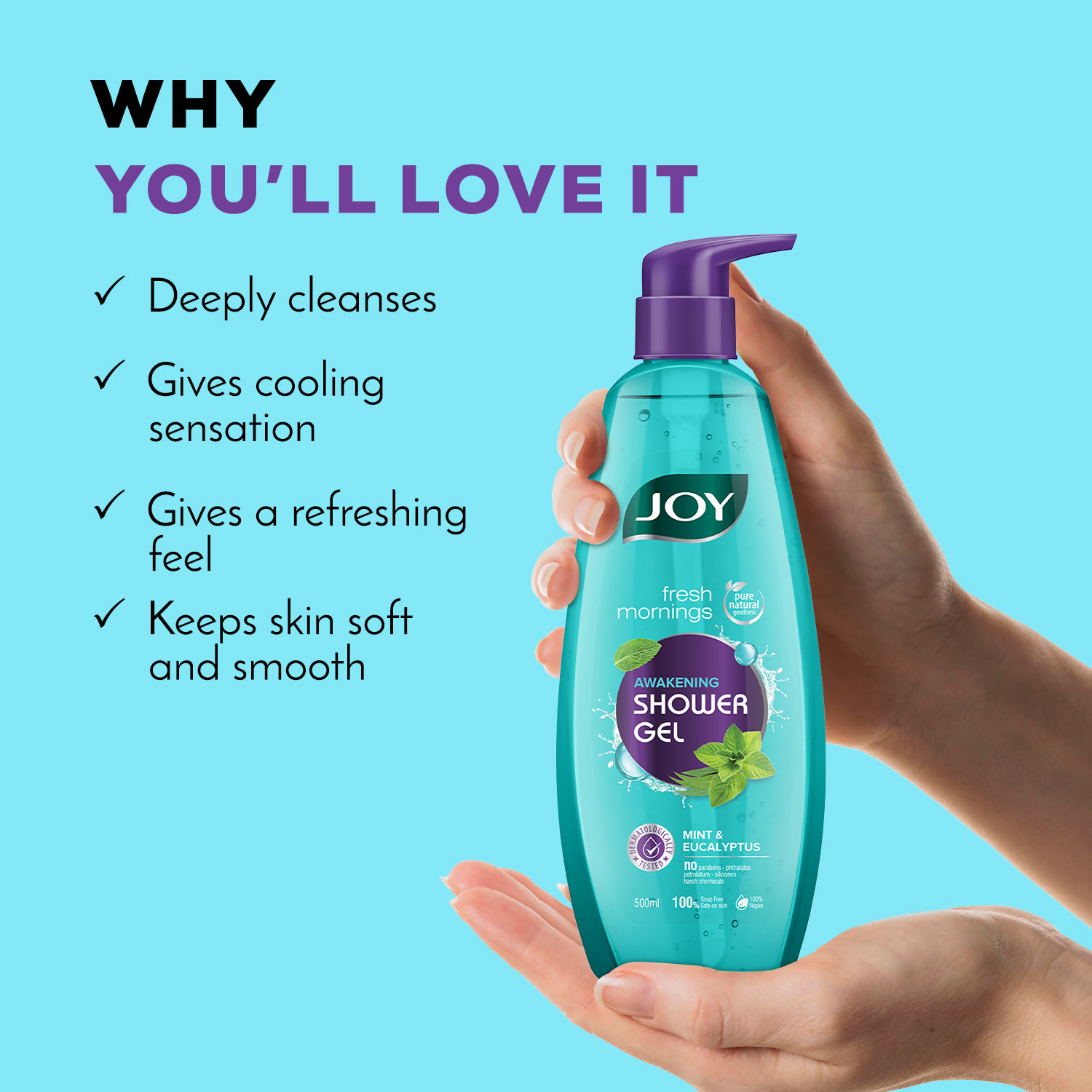 Joy Awakening Cooling Shower Gel Body Wash