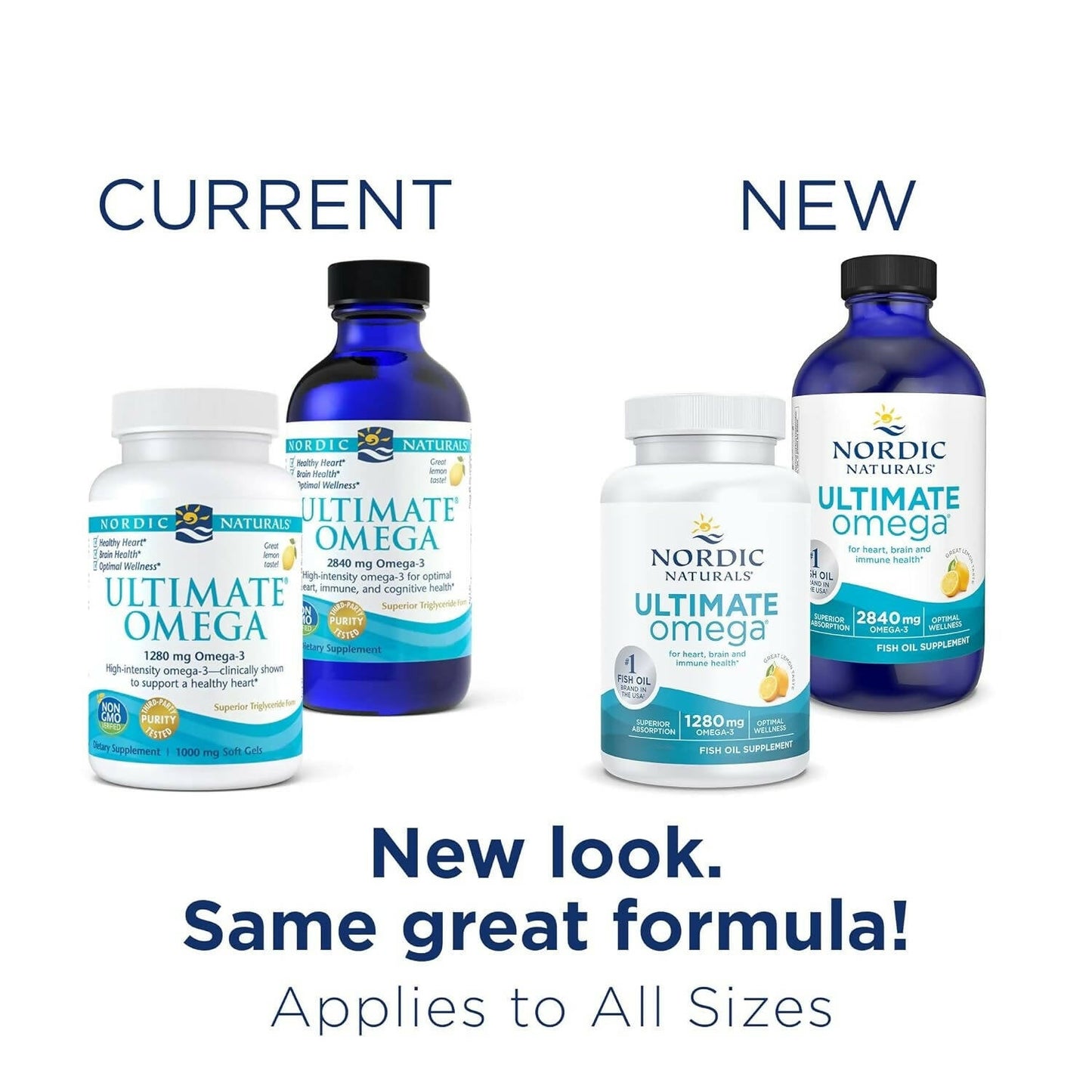 Nordic Naturals Ultimate Omega 3 Fish Oil Liquid - Lemon Flavor