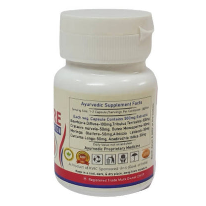 Deep Ayurveda Urocare 500mg Veg Capsules