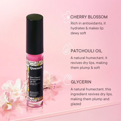 Quench Illuminating Korean Tinted Lip Oil (Pink)