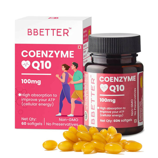 Buy BBETTER Coenzyme Q10 Capsules from DrMediCart, Ship from India to USA