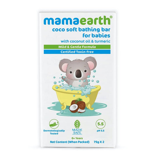 Buy Mamaearth Coco Soft Bathing Bar for Babies from DrMediCart, Ship from India to USA
