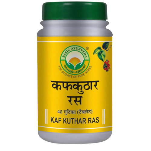 Buy Basic Ayurveda Kaf Kuthar Ras Tablet from DrMediCart, Ship from India to USA