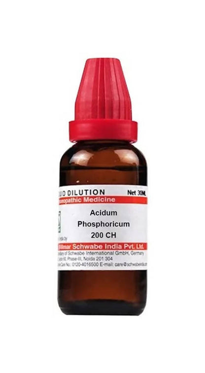 Buy Dr. Willmar Schwabe India Acidum Phosphoricum Dilution from DrMediCart, Ship from India to USA