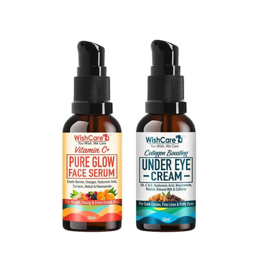 Wishcare Vitamin C Serum + Under Eye Cream Combo