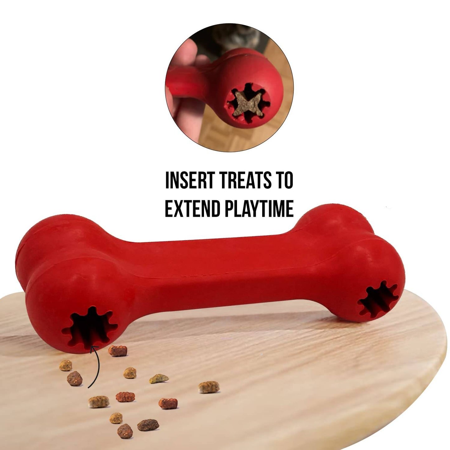 Goofy Tails Natural Rubber Dog Toys Combo