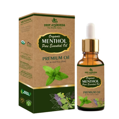 Deep Ayurveda Menthol Pure Essential Oil - DrMediCart