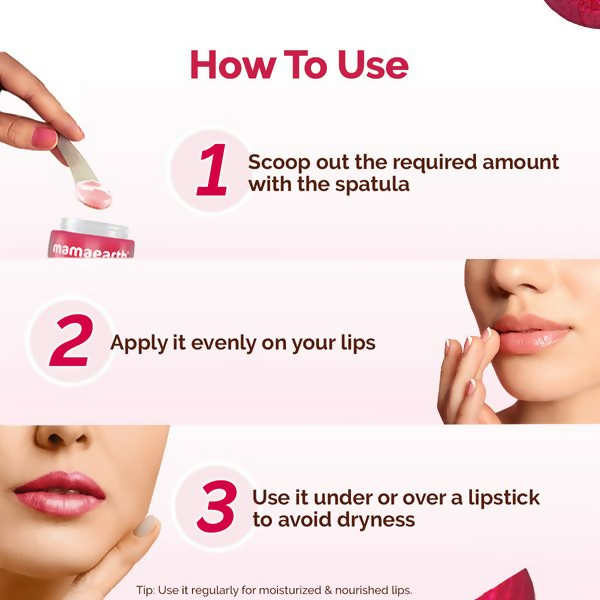 Mamaearth Beetroot Moisture Therapy Lip Balm with Beetroot & Hyaluronic Acid For Dry & Chapped Lips