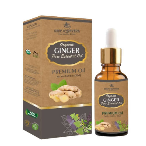 Deep Ayurveda Ginger Pure Essential Oil - DrMediCart