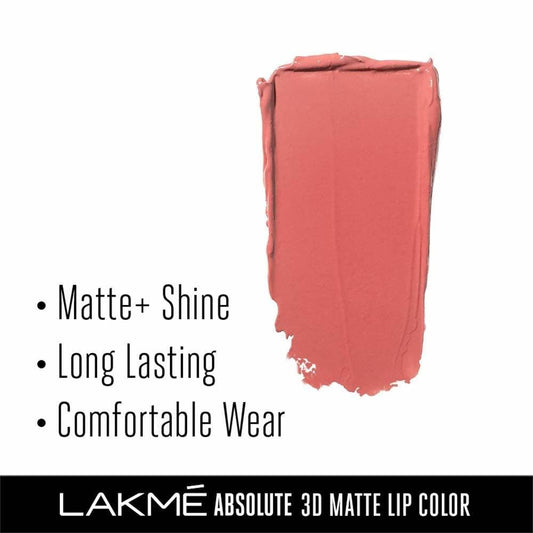Buy Lakme Absolute 3D Lipstick - Peach Pinch from DrMediCart, Ship from India to USA