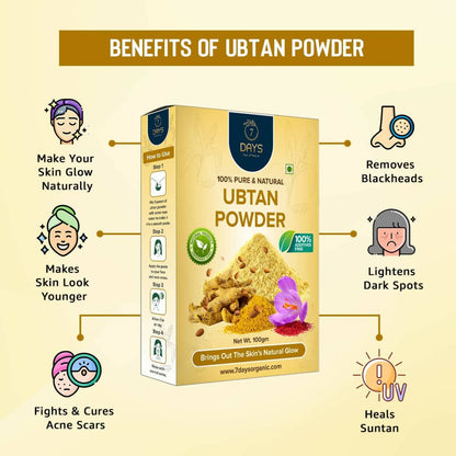7 Days Ubtan Powder Face Pack - DrMediCart