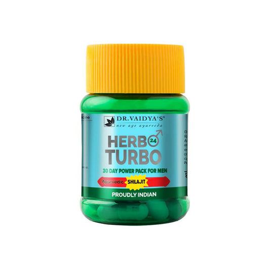 Buy Dr. Vaidya's Herbo 24 Turbo Capsules For Men from DrMediCart, Ship from India to USA