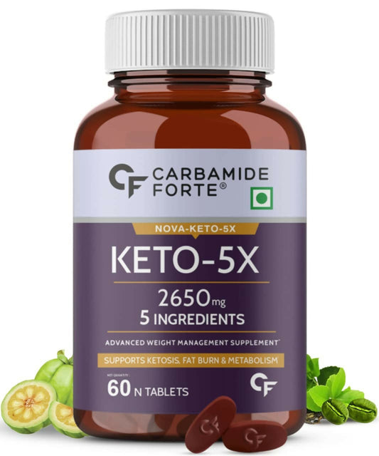 Carbamide Forte Keto-5X Fat Burner Veg Tablets