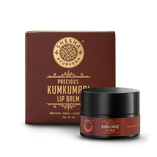 Buy Shesha Ayurveda Kumkumadi Brightening Lip Balm from DrMediCart, Ship from India to USA