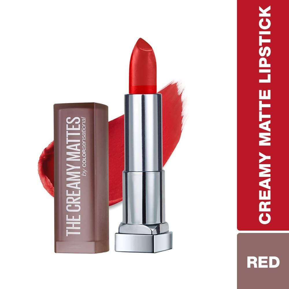 Maybelline New York Color Sensational Creamy Matte Lipstick / 640 Red Liberation - DrMediCart