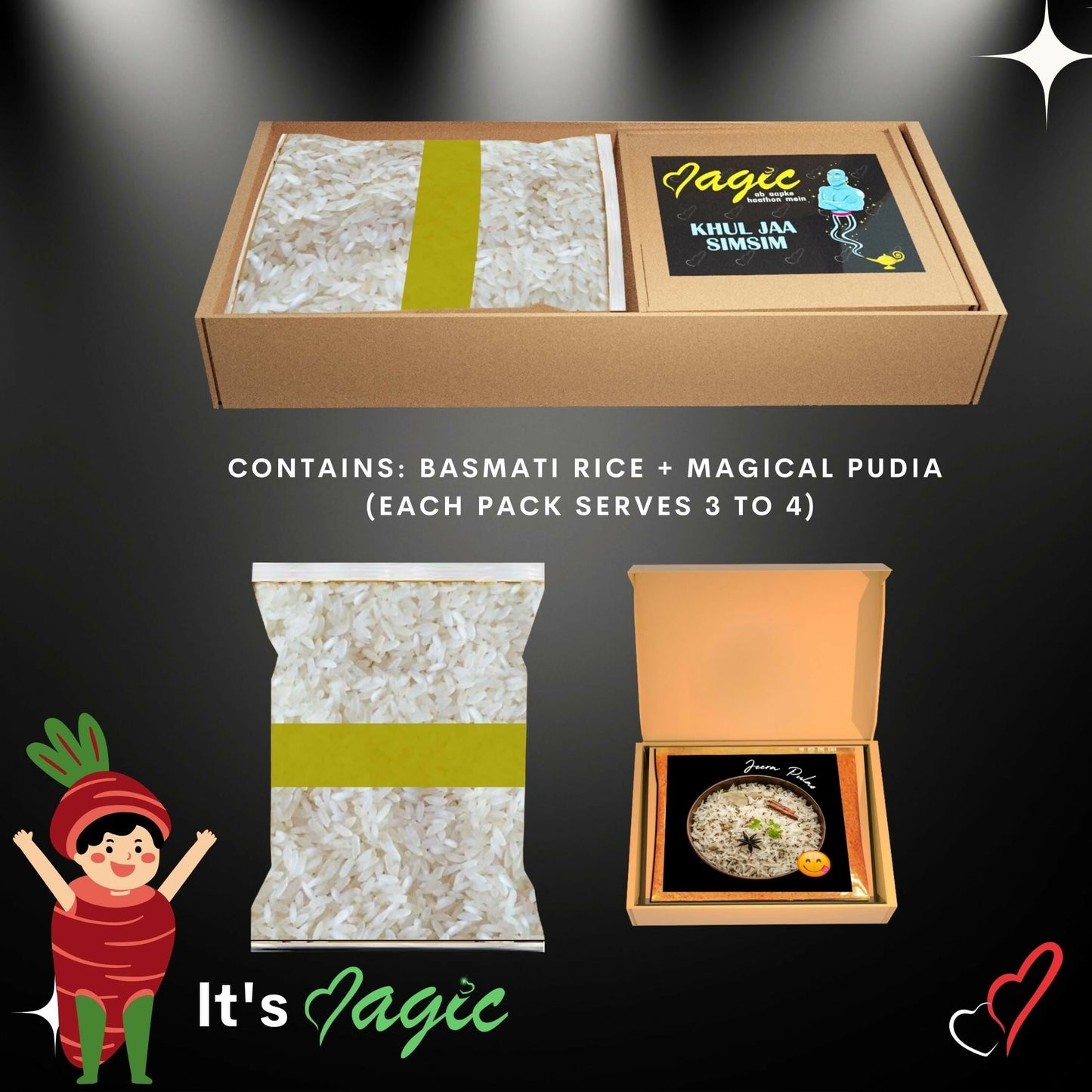 Sanskriti Magic Masala Veg Pulao Fresh Ready to cook All -in -One Kit