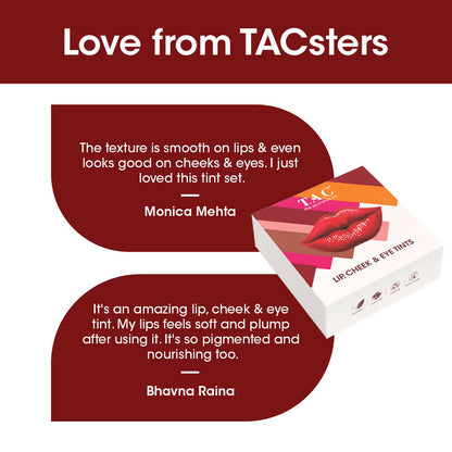 TAC - The Ayurveda Co. Lip, Cheek & Eye Tints Magic Combo Box - DrMediCart