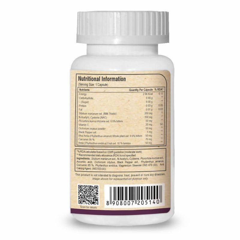 Pure Nutrition Naturals Milk Thistle Liver Detox Veg Tablets