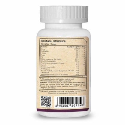 Pure Nutrition Naturals Milk Thistle Liver Detox Veg Tablets