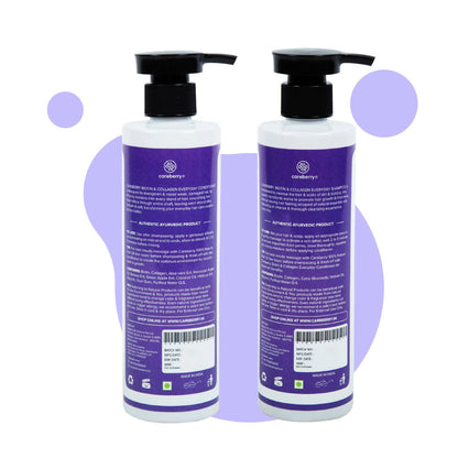 Careberry Biotin & Collagen Everyday Shampoo + Conditioner for Fast Hair Growth - DrMediCart