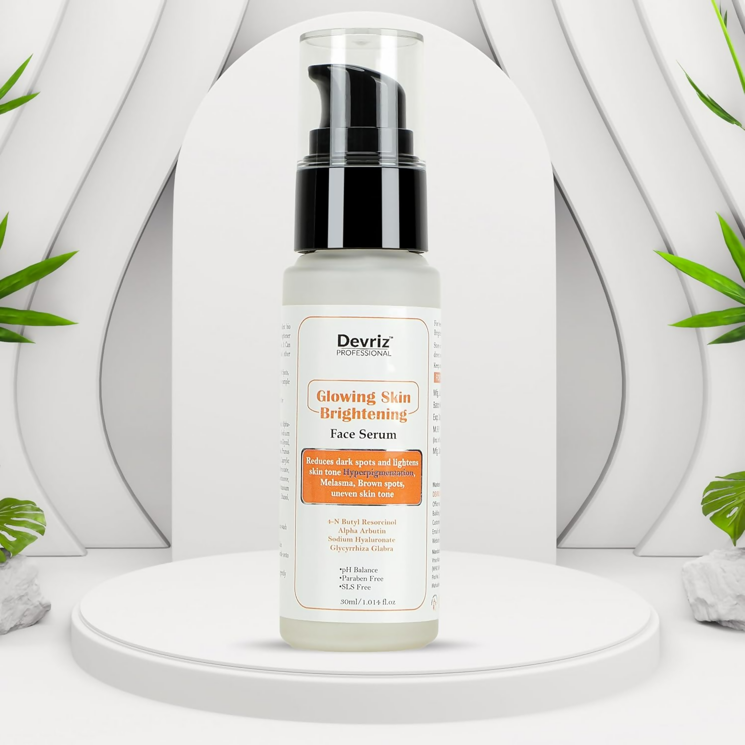 Devriz Professional Day Serum 2% Alpha Arbutin for Pigmentation Acne marks & Dark Spots Removal