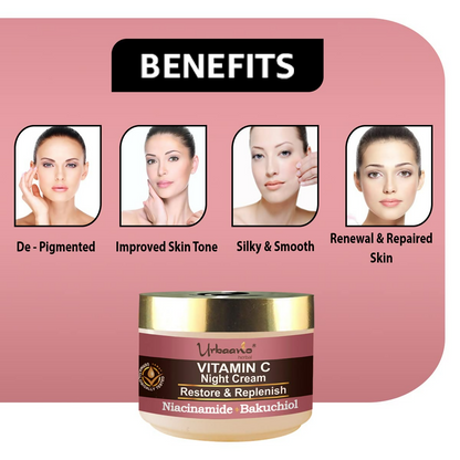 Urbaano Herbal Vitamin C Night Cream Glow