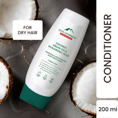 Alps Goodness Coconut, Argan Oil & Hyaluronic Acid Hydrating & Moisturizing Conditioner