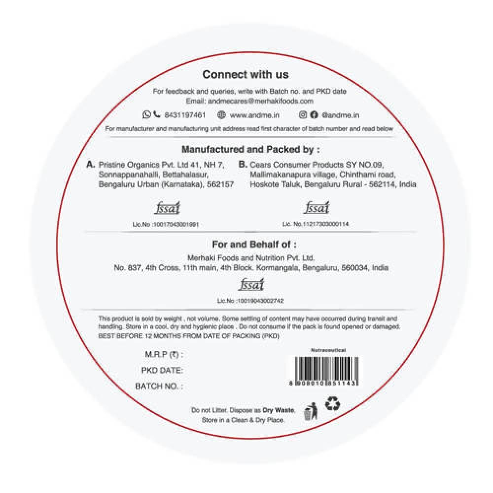&Me Biotin Plant Based Complete Hair Nutrition - DrMediCart