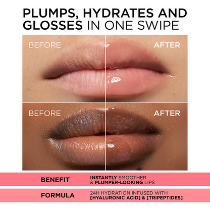 L'Oreal Paris Plump Ambition Hyaluron Lip Oil - 641 Latte Glace
