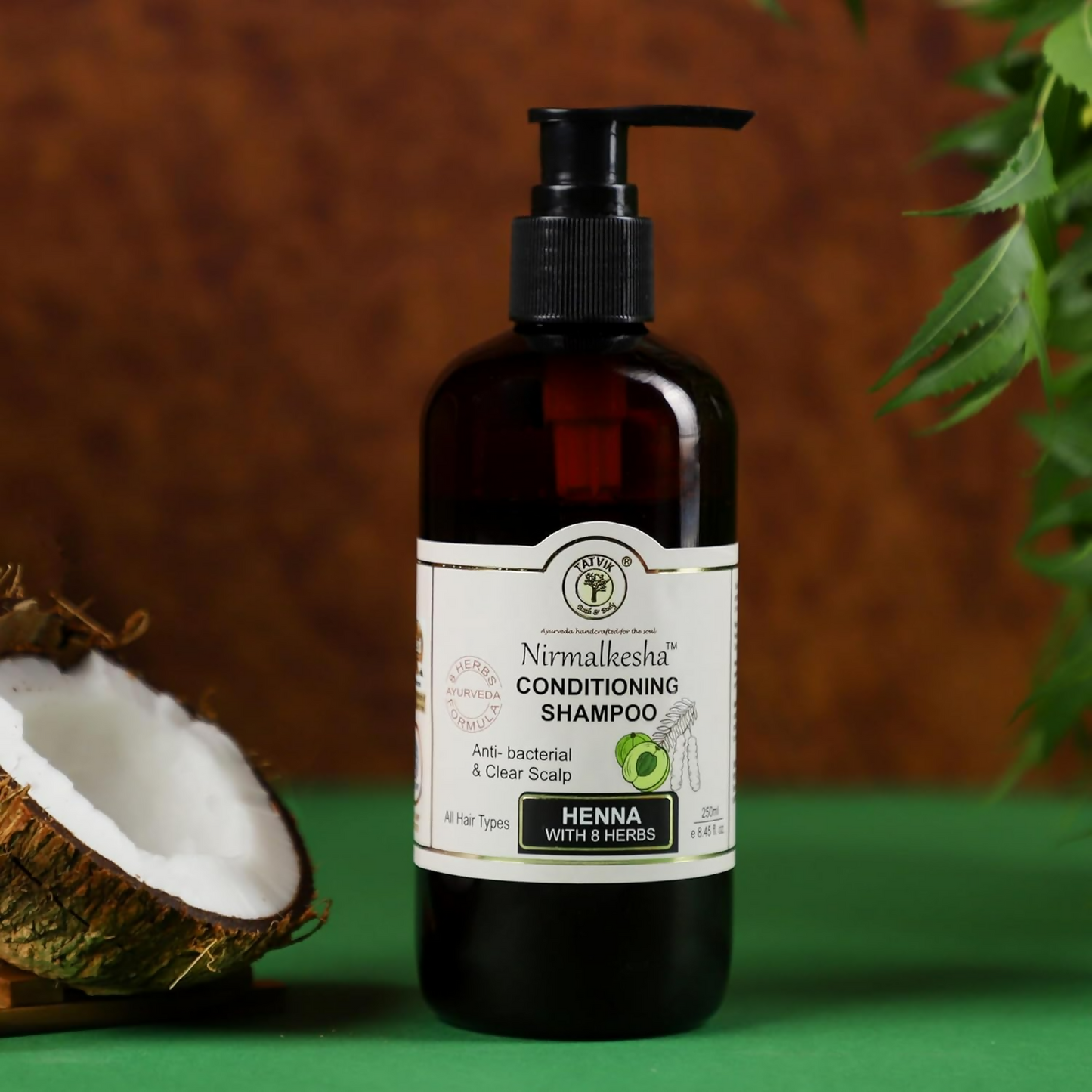 Tatvik Ayurveda Nirmalkesha Shampoo (Henna With 8 Herbs)