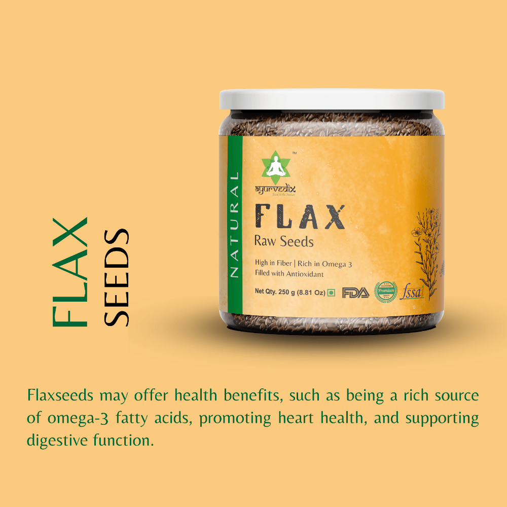 Ayurvedix High-Quality Flax Seeds