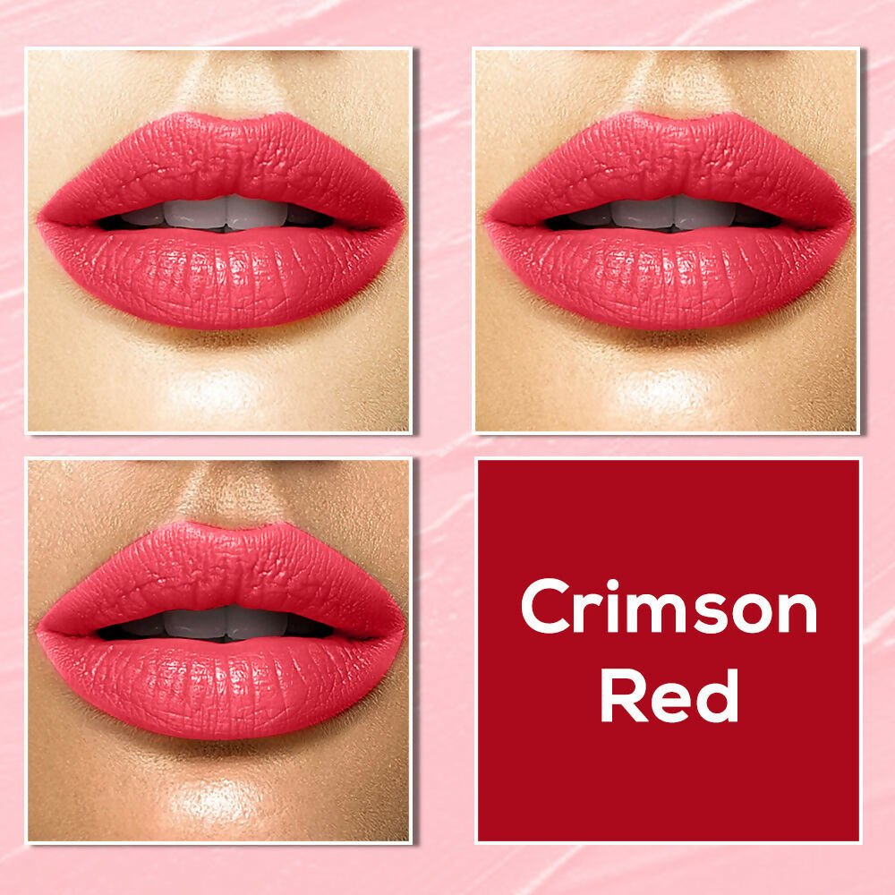 Jaquline USA Color Me Matte Liquid Lipstick  - Crimson Red