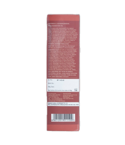 Mantra Herbal Saffron & Ashwagandha Mahanarayan Oil