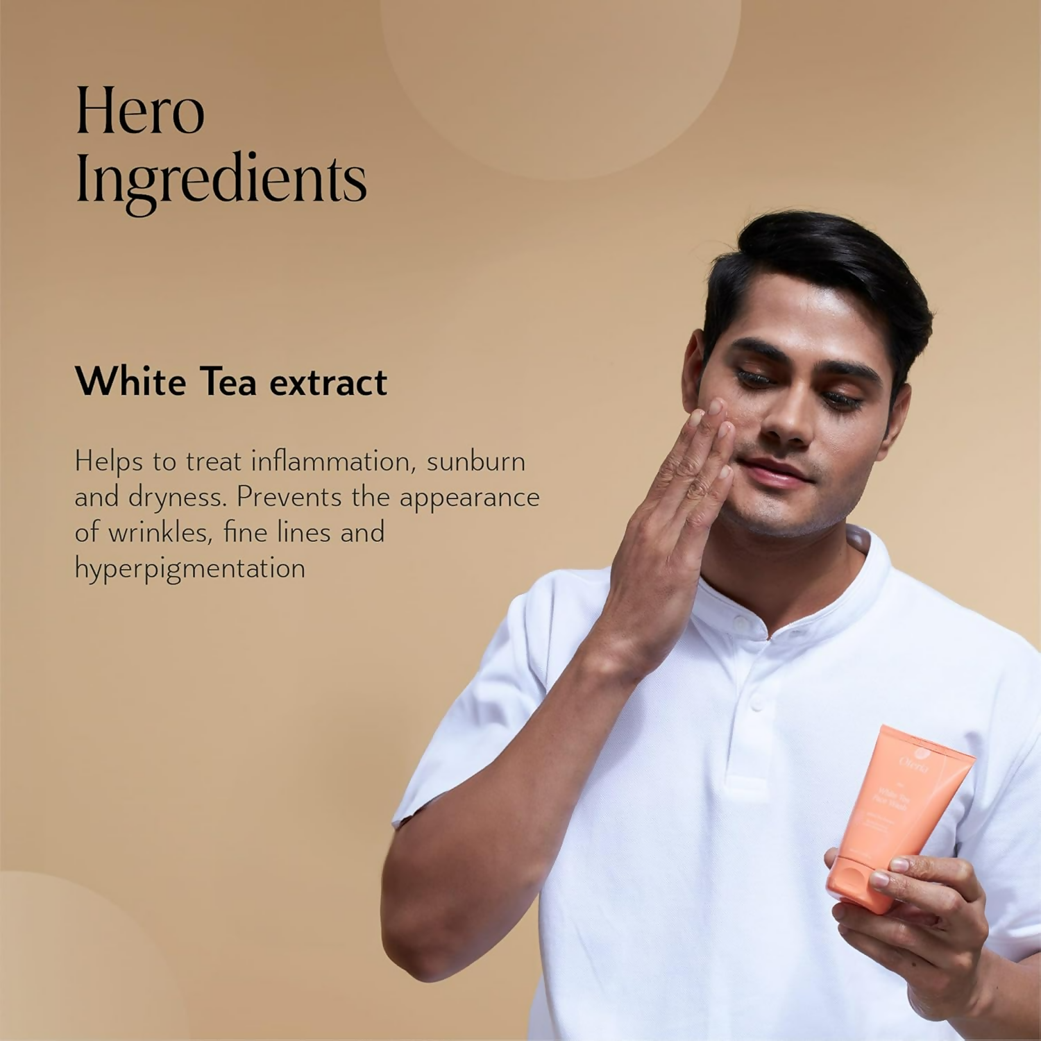 Oteria Premium Clear Skin Face Wash Infused With White Tea Extracts For Glowing And Brightening Skin