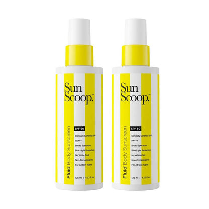Sun Scoop Fluid Body Sunscreen SPF 60