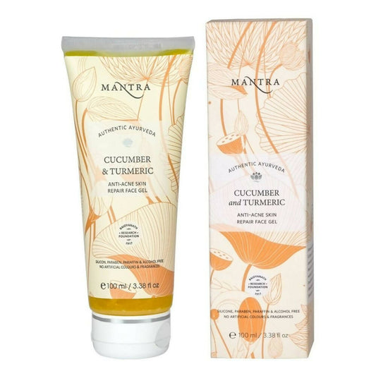 Buy Mantra Herbal Cucumber & Turmeric Anti-Acne Skin Repair Face Gel from DrMediCart, Ship from India to USA