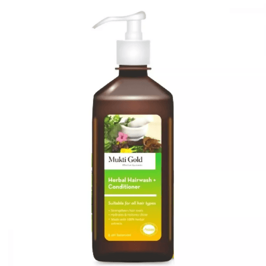 Axiom Mukti Gold Herbal Hair Wash + Conditioner