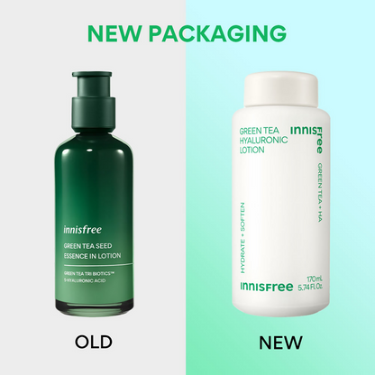 Innisfree Green Tea Hyaluronic Lotion For Refreshing & Dewy Finish