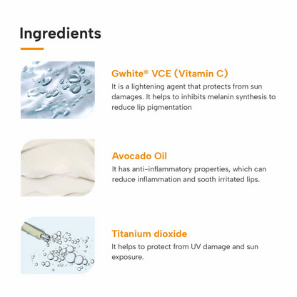 Dermatouch Vitamin C 1% Lip Balm For Dry & Chapped Lips