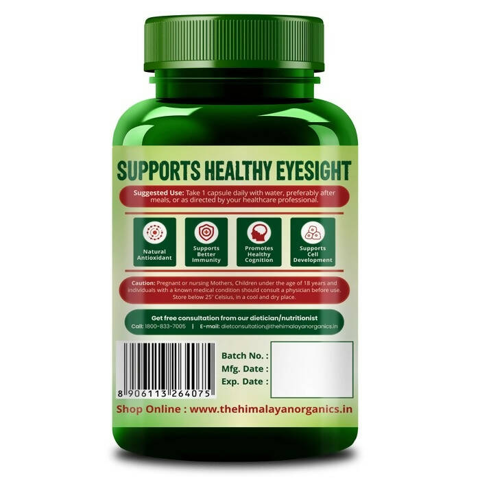 Himalayan Organics Plant Based Vitamin A Capsules