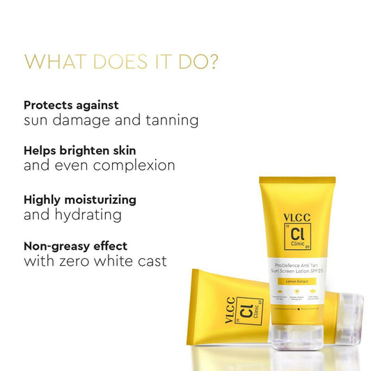Buy VLCC Clinic ProDefence Anti Tan Sun Screen Lotion SPF 25 from DrMediCart, Ship from India to USA