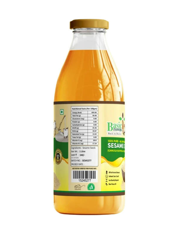 BasicBrowns Bull Driven Sesame Oil