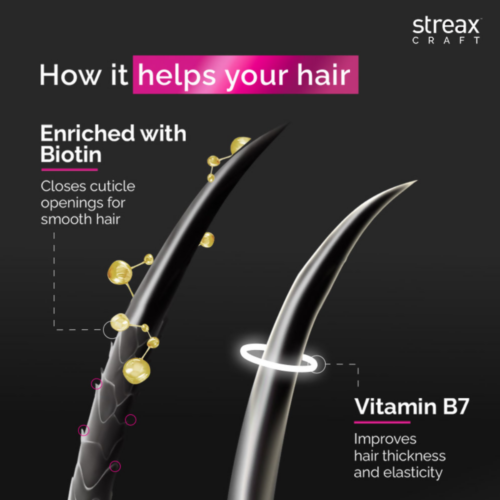 Streax Craft Repair Mask Hair Spa For Dry and Damaged Hair Repair With Pro Vitamin B-5