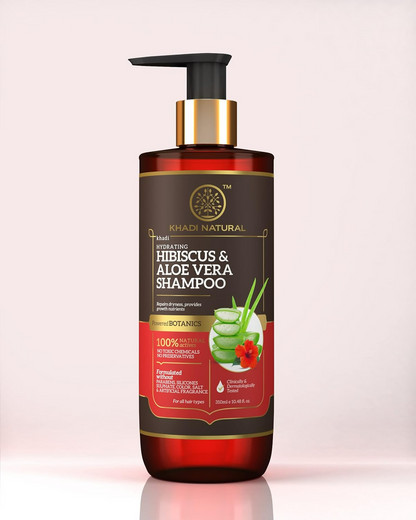 Khadi Natural Hibiscus & Aloevera Shampoo
