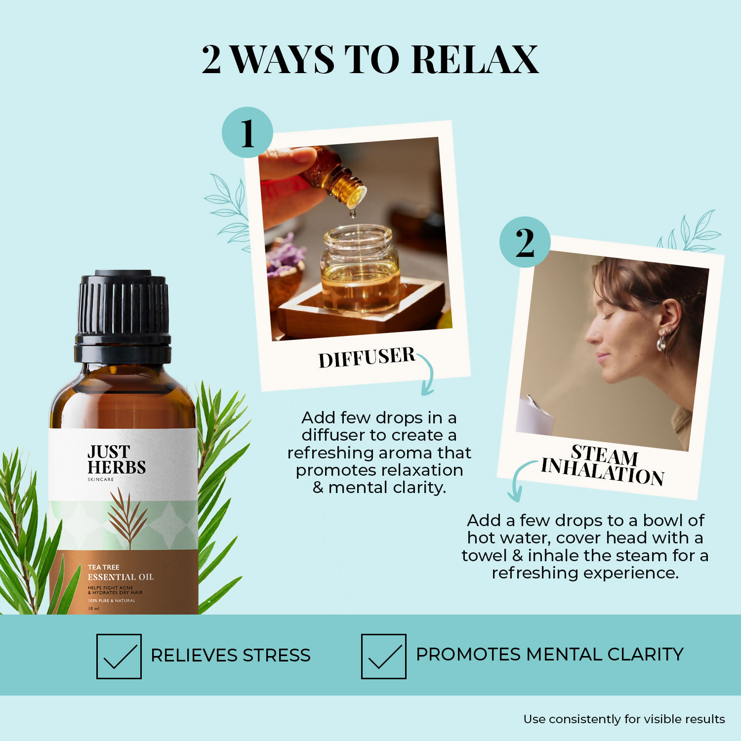 Just Herbs Tea Tree Essential Oil