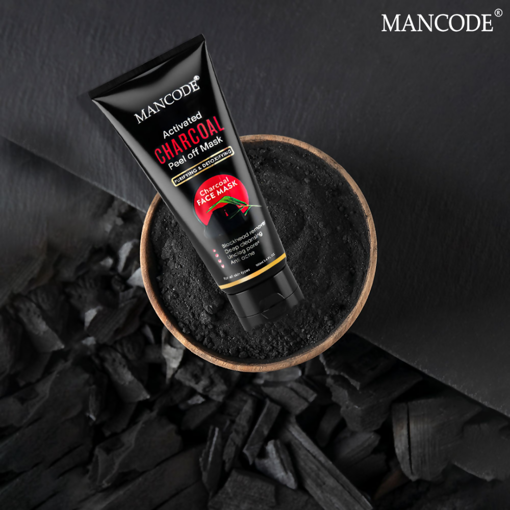 Mancode Activated Charcoal Peel Off Face Mask