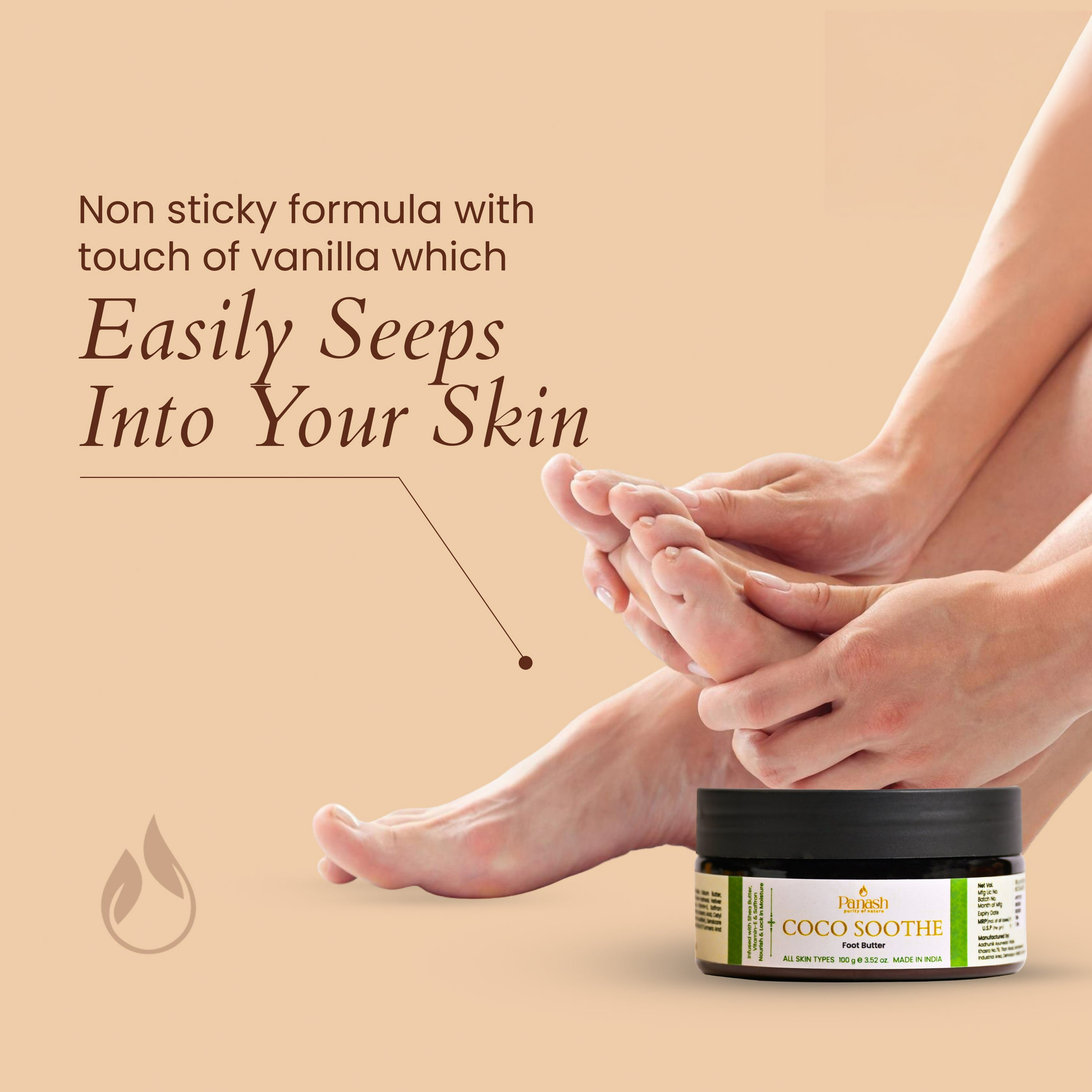 Panash Coco Soothe Foot Creme