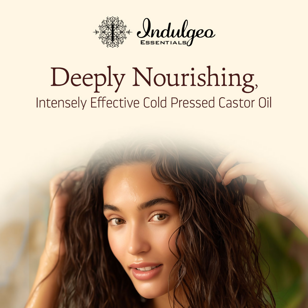 Indulgeo Essentials Cold Pressed Castor Oil For Hair Growth