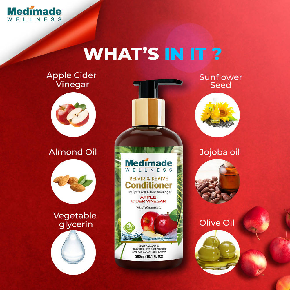 Medimade Wellness Repair & Revive Conditioner With Apple Cider Vinegar - DrMediCart